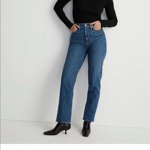 Madewell size 26 curvy perfect vintage straight jeans